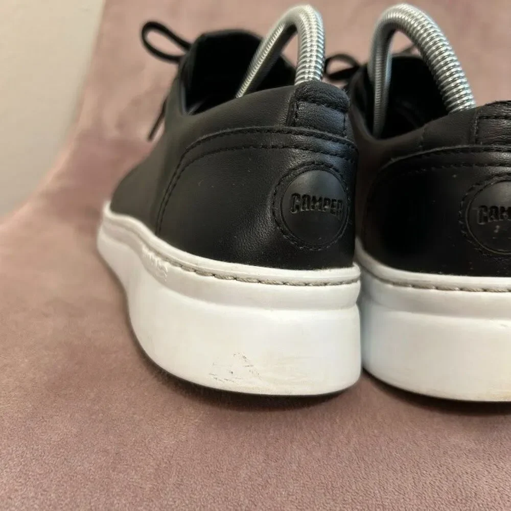 Camper Runner Up Sneakers Womens SZ EU 40 US 9-9.5 Black Leather Lightweight